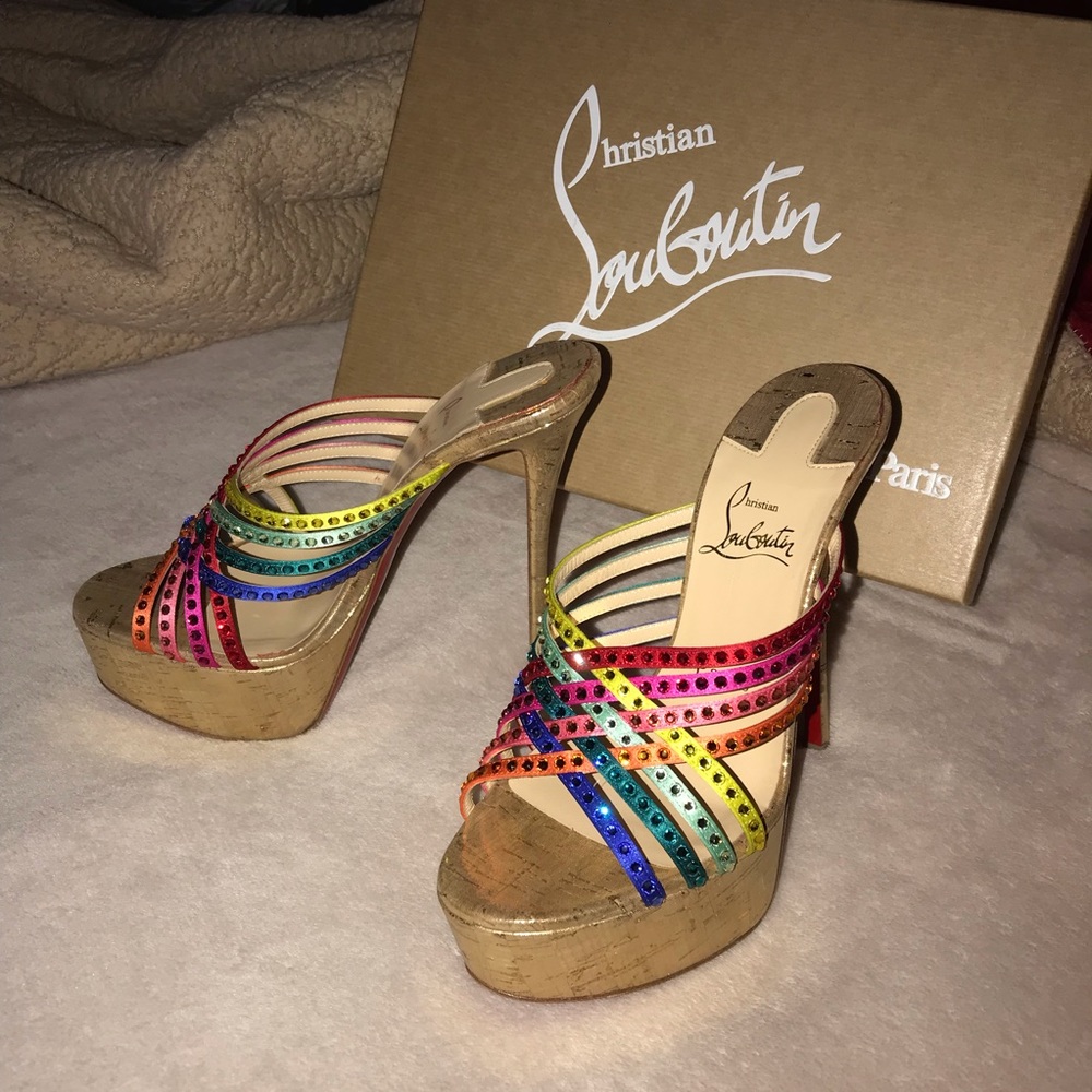 AUTHENTIC Christian Louboutin heels/sandals/mules